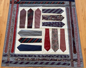 PDF Pattern Large Square 12 Necktie Memory Quilt