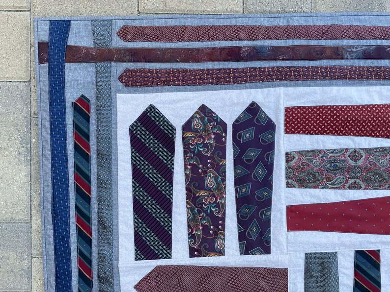 PDF Pattern Large Square 12 Necktie Memory Quilt - Etsy