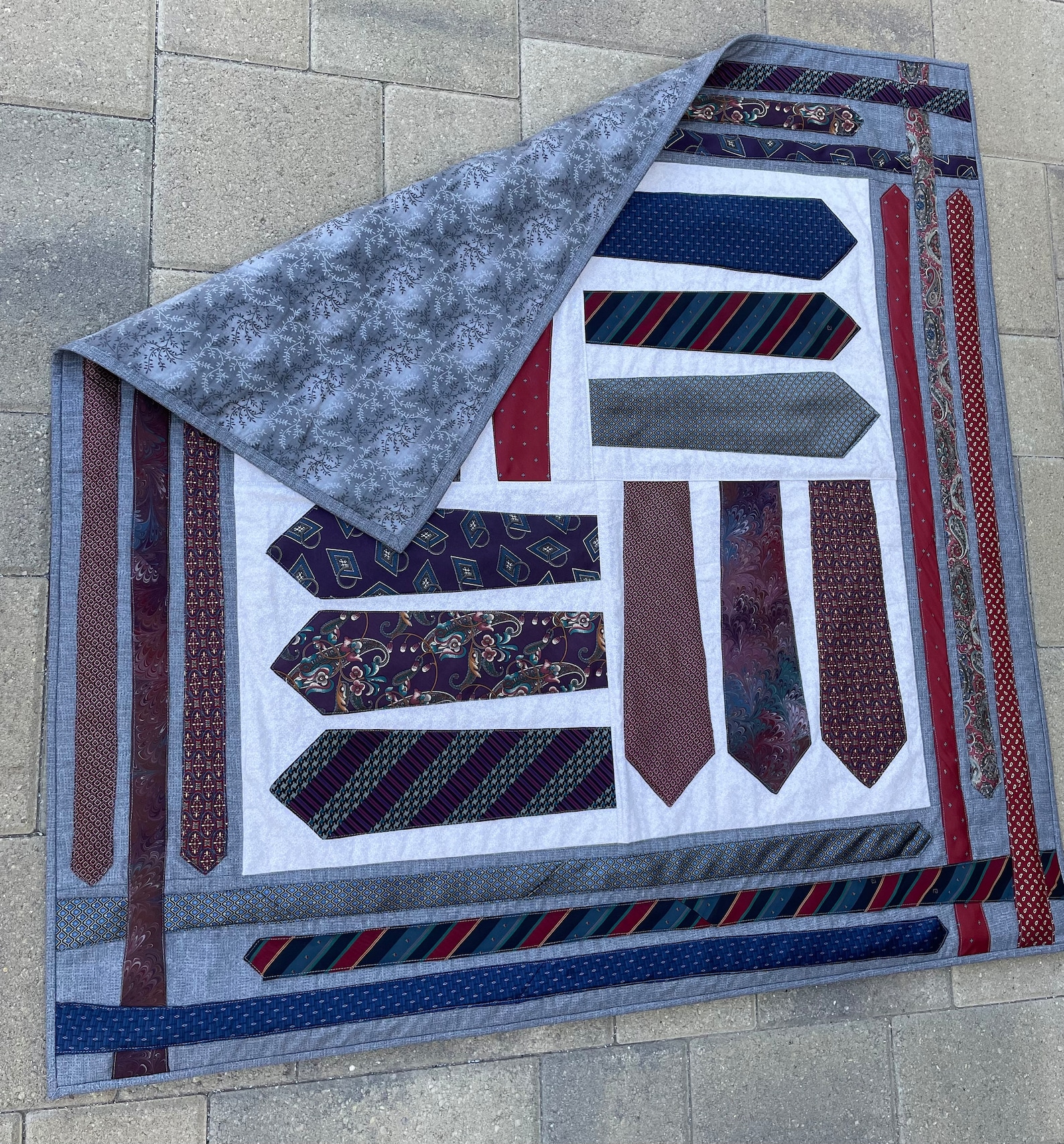 PDF Pattern Large Square 12 Necktie Memory Quilt - Etsy