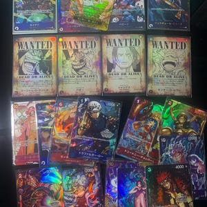 One piece cards proxy lot (21 cards)