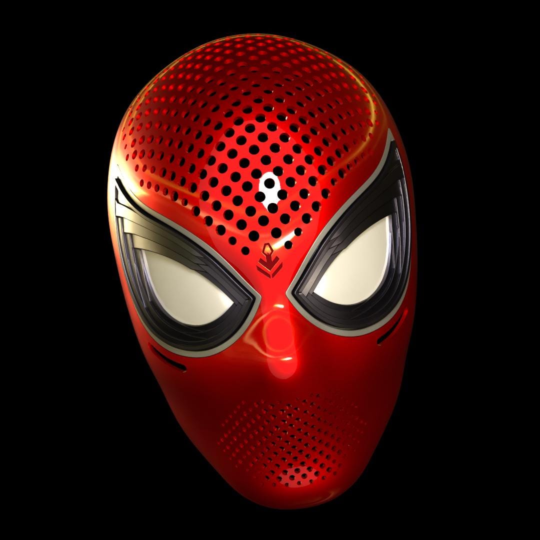 DIGITAL FILE Spider-man Brand New Day Faceshell and Lenses for 3D