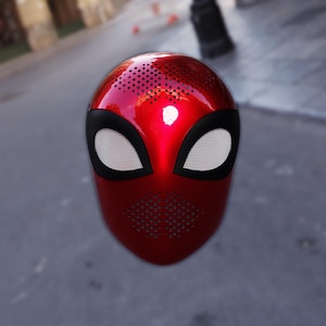 ARCHIVO DIGITAL Espectacular careta de Spider-Man con 3 expresiones de lentes y lentes de simbiontes