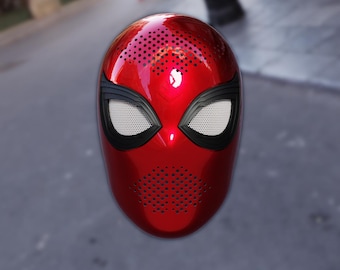 組み立て済みスパイダーマンマスク トム・ホランド レプリカ フェイス