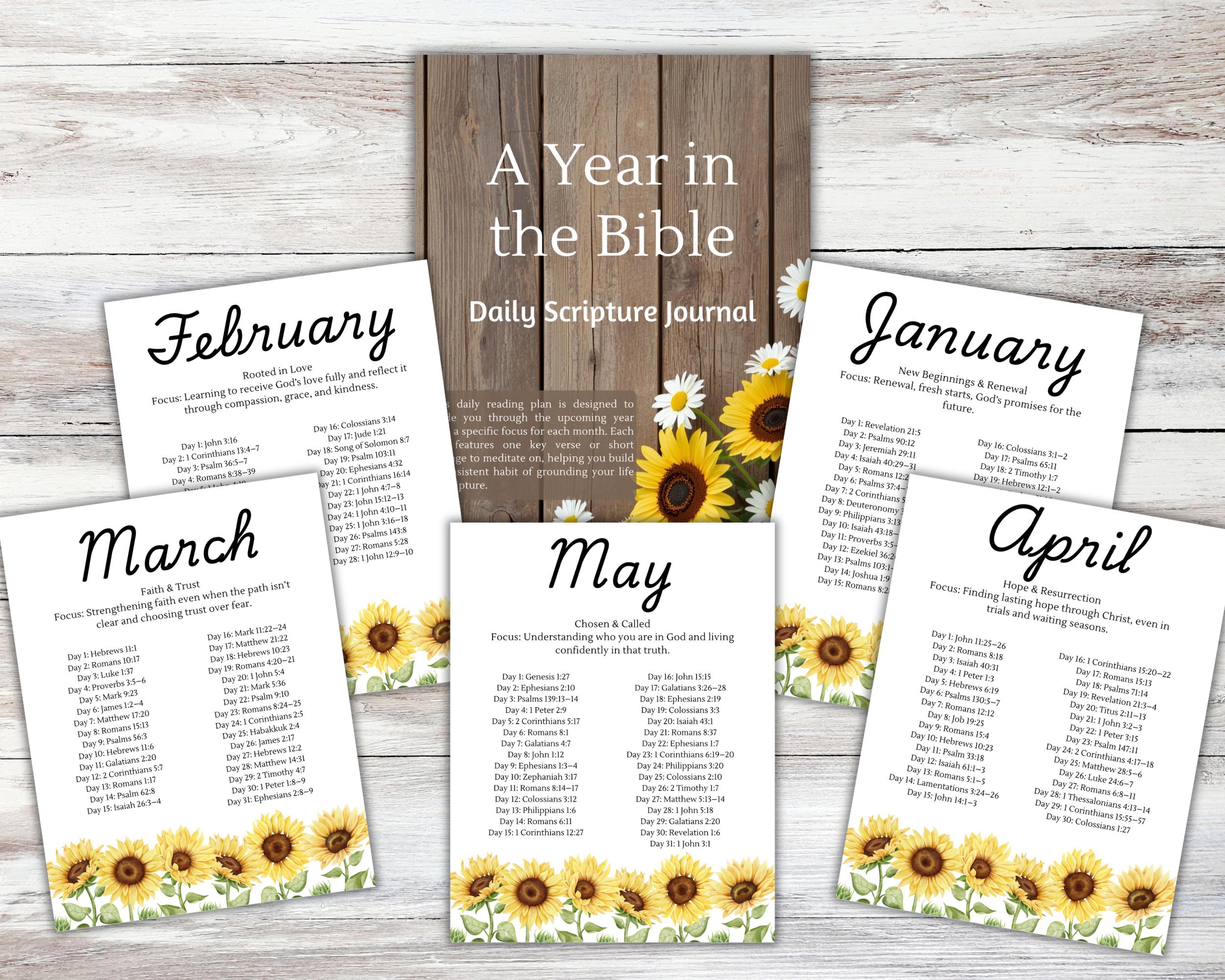 Weekly Scriptre 2026 Scripture Writing Plan, Daily Scripture Journal - Etsy