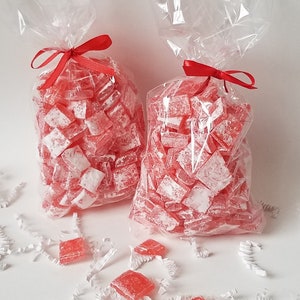 Immediate Shipping! Old Fashioned Cinnamon Homemade Hard Rock Candy, Cinnamon Flavor, Beautifully Packaged, Teachers Gift, Friend Gift