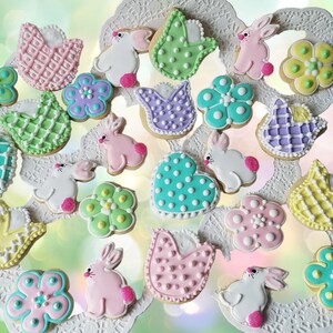 ORDER EARLY! Easter Cookies, Spring Cookies - Homemade Spring Sugar Cookies, Cookie Gift, Handmade Cookies, Gift for Mom, Gift for Friend
