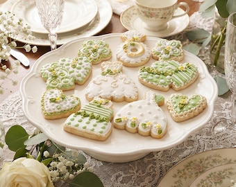 Personalized Wedding Sugar Cookies: Bridal Shower Wedding Favors Cookies Gift Box, INDIVIDUALLY PACKAGED