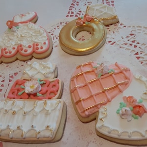 Large Wedding Cookies, Bridal Shower Cookies, Custom Sugar Cookies, Wedding Favors, Shower Favors, Shower Favors, Personalized Cookies Gift