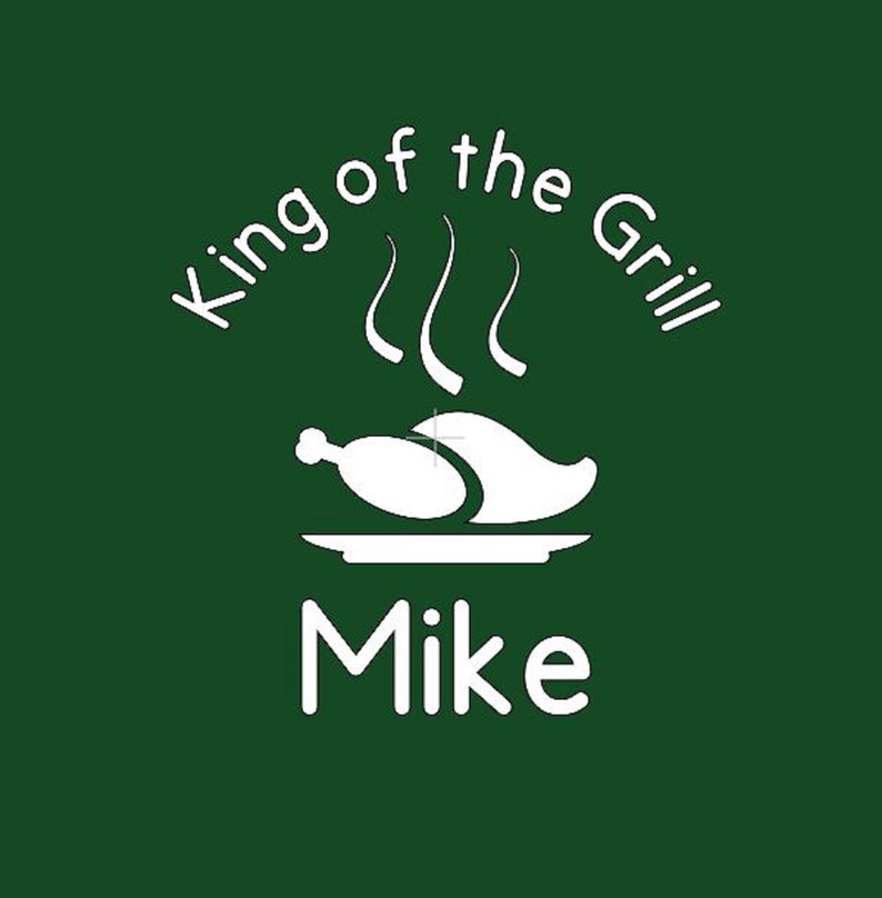 One Size Cooking Apron for Men and Women Personalized Grilling FREE SHIPPING