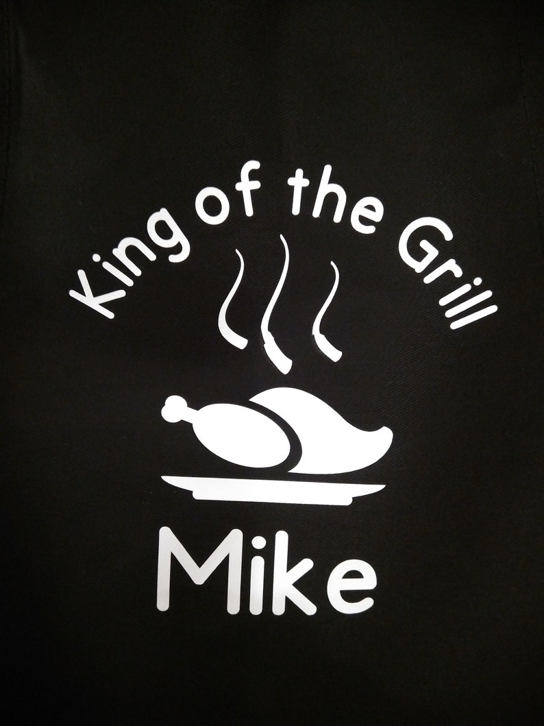 One Size Cooking Apron for Men and Women Personalized Grilling FREE SHIPPING