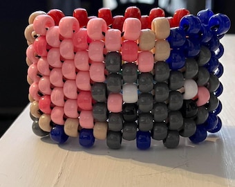 Nyan cat kandi cuff