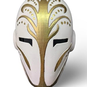 Jedi Temple Guard mask as seen in Star Wars the Clone Wars and Andor with elastic strap. File by MysteryMaker