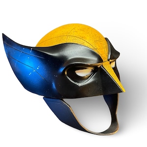 3D printed Wolverine helmet from Deadpool and Wolverine movie. Held by Magnets. File by YoshStudios.