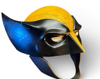 3D printed Wolverine helmet from Deadpool and Wolverine movie. Held by Magnets. File by YoshStudios.