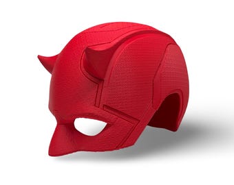 Daredevil Born Again S2 inspired cowl – 3D Printed Raw unpainted Cowl – Marvel Cosplay Prop Mask Inspired by Daredevil: Born Again S2