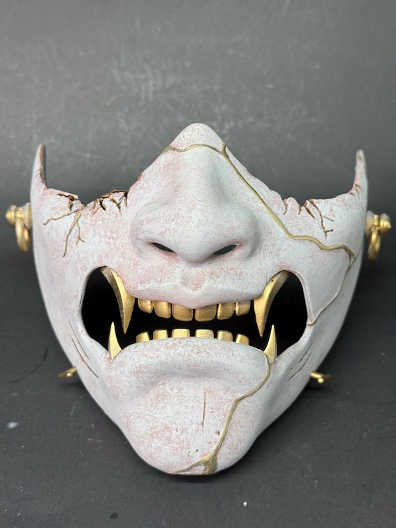 Ghost of Yotei Atsu's Oni Mask 3D Printed Replica - Etsy