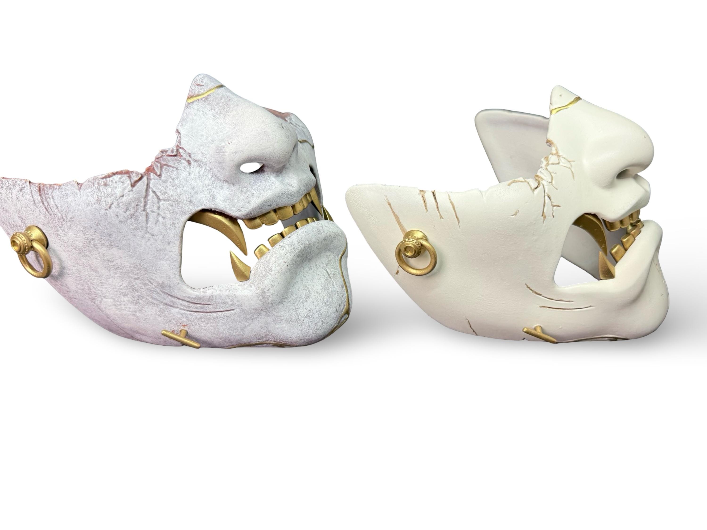 Ghost of Yotei Atsu's Oni Mask 3D Printed Replica - Etsy