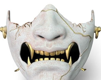 Ghost of Yotei Atsu’s oni mask 3D printed replica