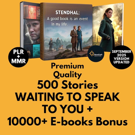500+ Audiobook Mega Bundle 2025 PLR + MRR | Self-Help, Business, Fiction | Resell Rights | Digital Download MP3