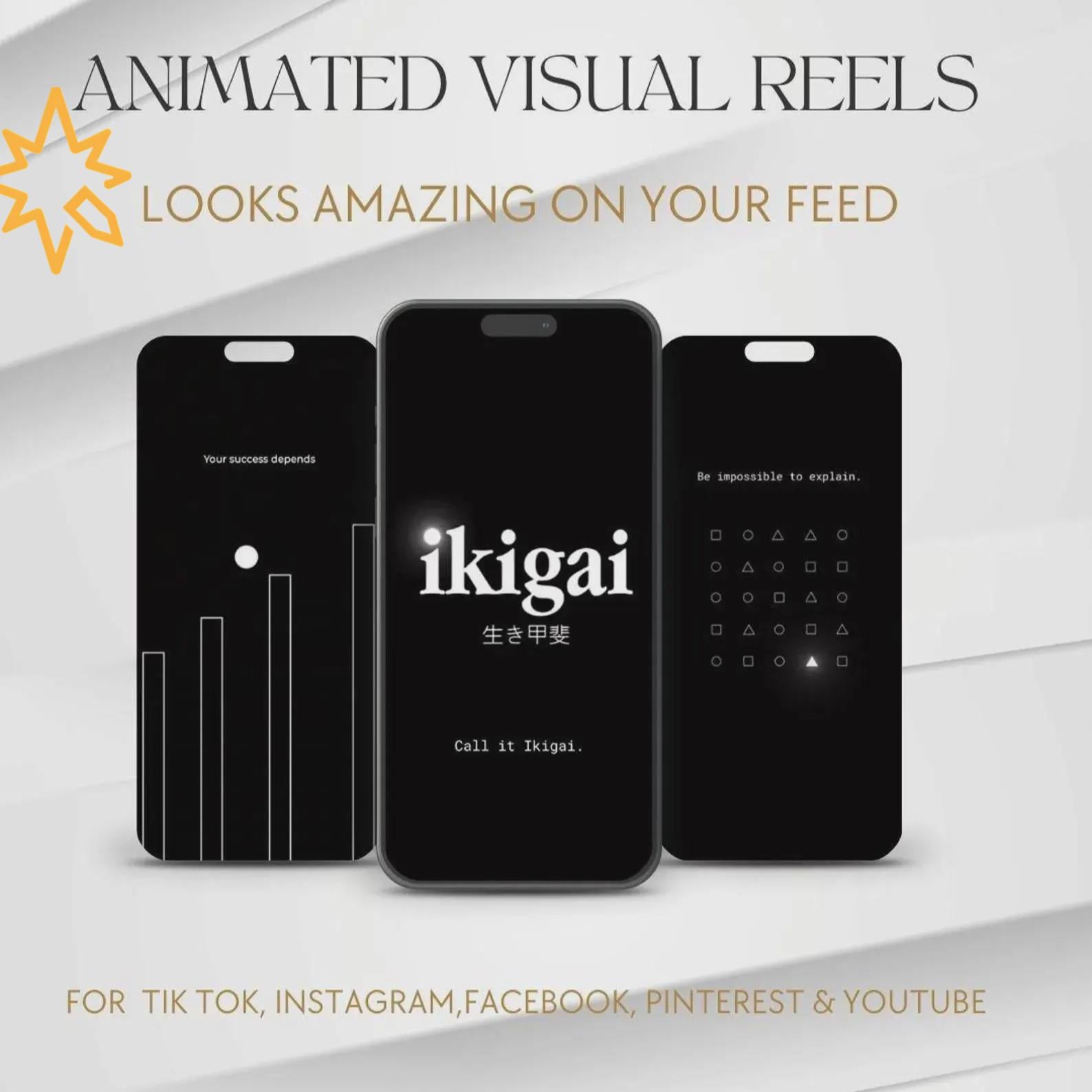 1000+ Minimalist Visuals Video Pack | Viral Faceless Reels | TikTok, IG Shorts &amp; YouTube Bundle ...