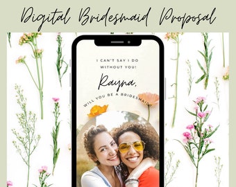 Bridesmaid Proposal Digital