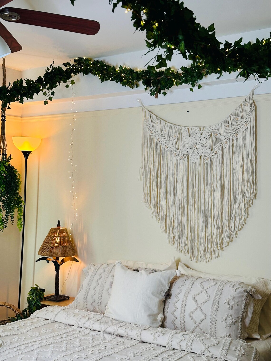 Rustic Macrame Wall Art, Classic Macrame Wall Art, Boho Macrame Wall ...