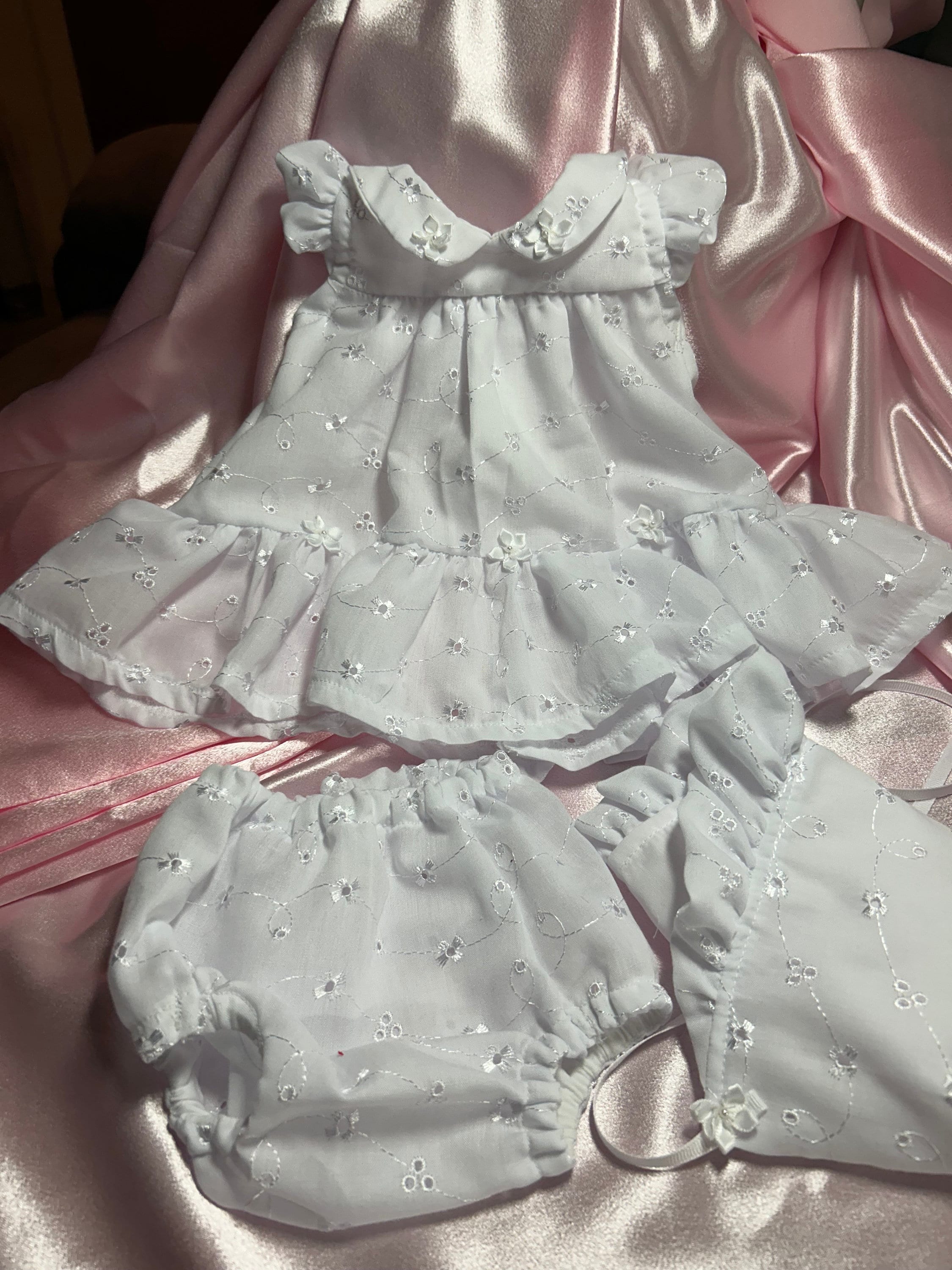 preemie and infant dress set