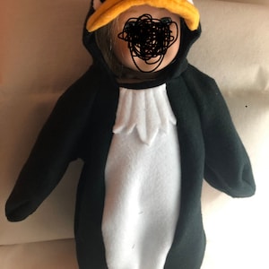 Penguin outfit  fits 18 inch dolls