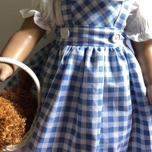 Dorothy costume for 18 inch dolls