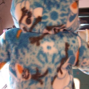 Fleece jacket with hood Fits 15 and 18 inch dolls