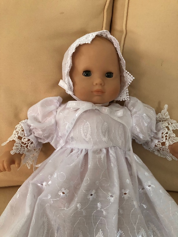 18/" Doll Clothes Christening Wedding Dress Gown Outfit fits American Girl Doll