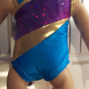 Gymnastic practice outfit for 18 inch dolls