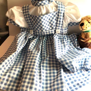 Dorothy costume for infant or toddler