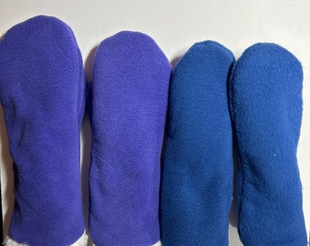 Children’s long double thick mittens