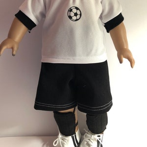 18 inch doll soccer outfit