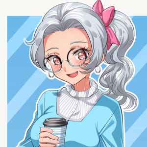 Commande d'icônes Vtuber, personnage anime/manga personnalisé, dessin de fan, OC, avatar Pfp, icône pfp, style anime Pfp, profil vtuber, carte personnalisée