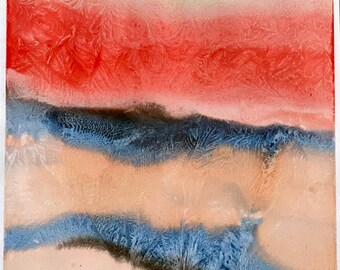 Glaciation. Gelid ice color by Bret Barrett