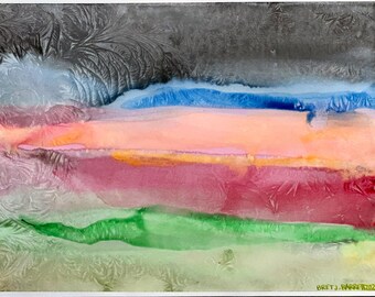 Ice Formation Psychosis. Gelid ice color by Bret Barrett