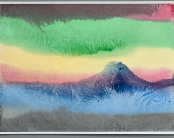 Mountain Cold Time. Gelid ice color by Bret Barrett