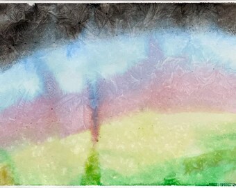 Infrigidation. Gelid ice color by Bret Barrett