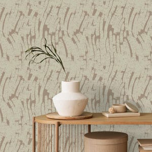 Papier peint à rayures beiges, formes géométriques simples, papier peint à pois abstraits minimalistes, lignes auto-adhésives, décoration murale moderne
