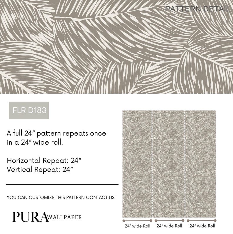 African Brown Mudcloth Wallpaper, Ethnic Tribal Peel and Stick, Linen