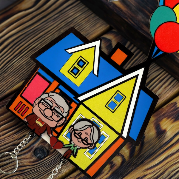 Up Character Key Holder Etsy