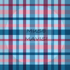 Pink and Blue Plaid Seamless Pattern: Digital Paper (PNG)