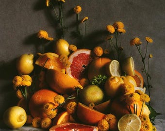 fine-art print citrus zonsopgang | stillevenfoto | woondecoratie | 4 x 6 | 8 x 10 | 12 x 16 | 16 x 20