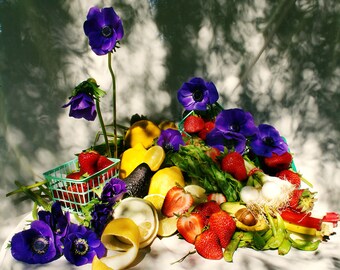 Fine Art Print Santa Clarita Farmer's Market | woondecoratie | 4 x 6 | 8 x 10 | 12 x 16 | 16 x 20