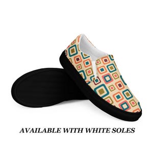 Mens Canvas Slip-on Loafers Vintage Mens sneaker Athleisure  Mens Boat shoe  Retro 70s Mens Casual Comfortable Shoes Boyfriend Husband Gift