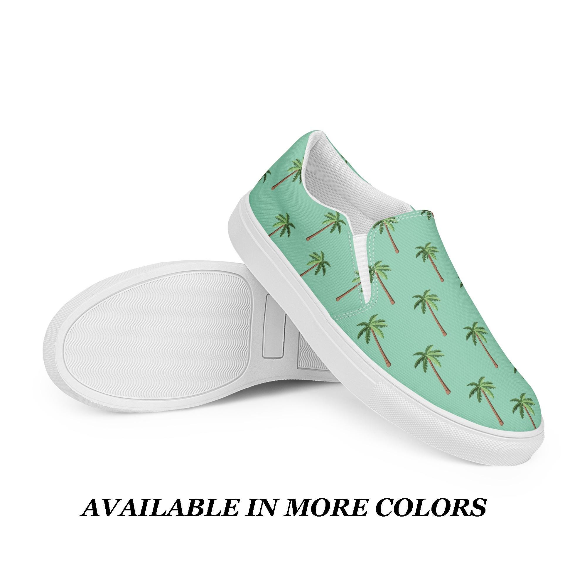 Camper Twins Palm Tree Canvas Oxford Shoes Men’s 43 Tropical Print LaceUp Casual camper twins products for sale | eBay main image 4