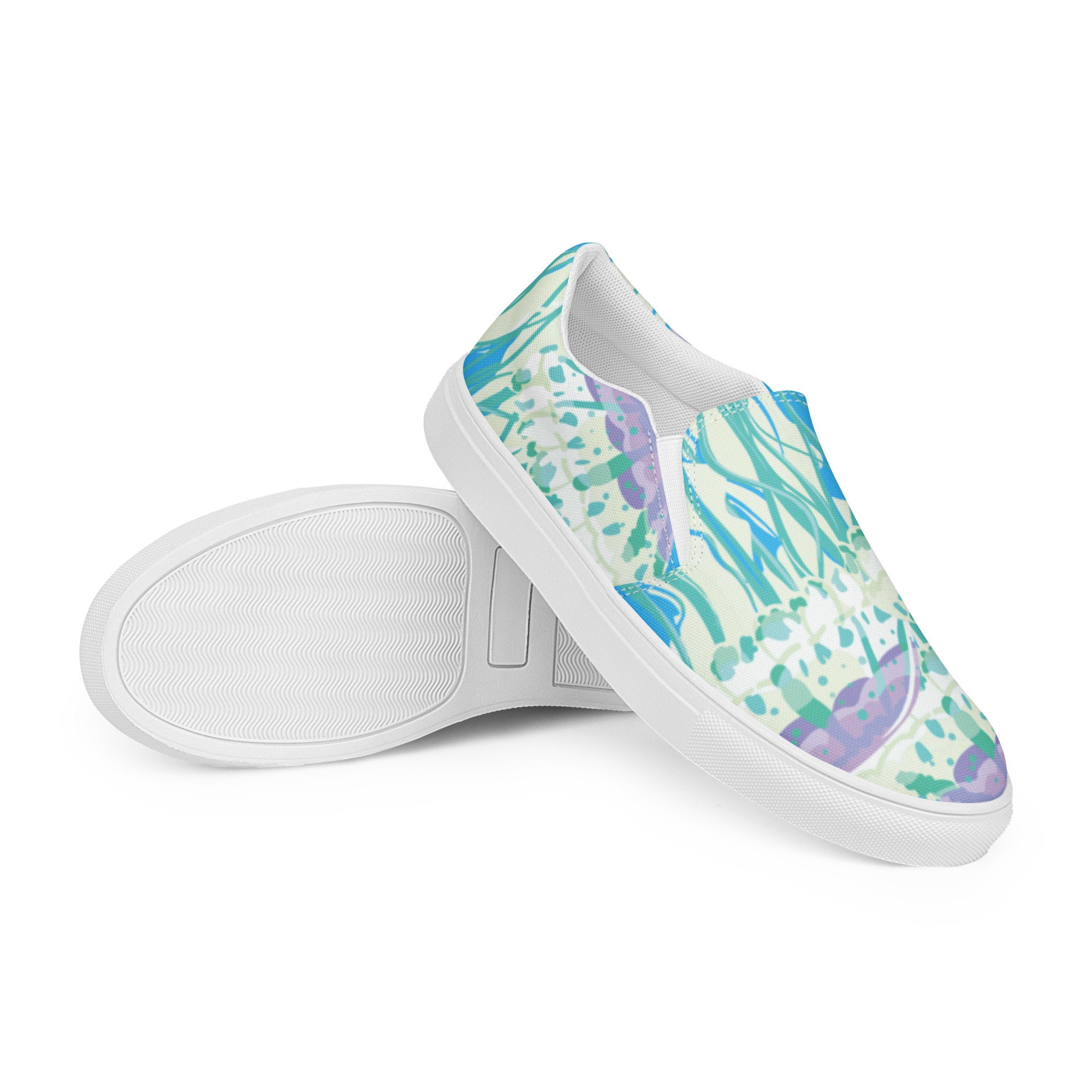 Zapato de lona para mujer, zapato de barco, zapatilla de medusa para mujer, zapato casual, ropa de mujer, idea de regalo para zapatos de mujer