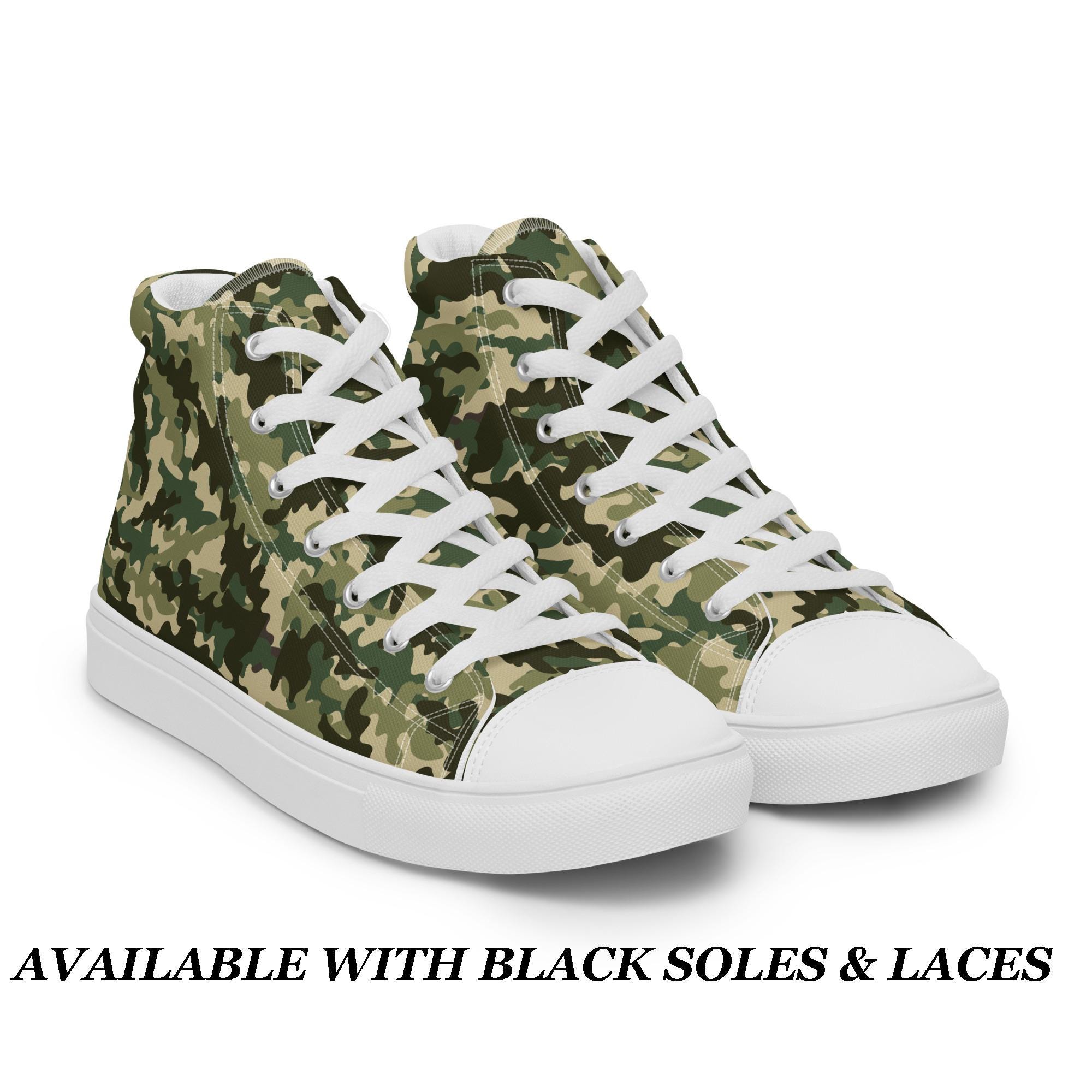 Camo Converse - Etsy